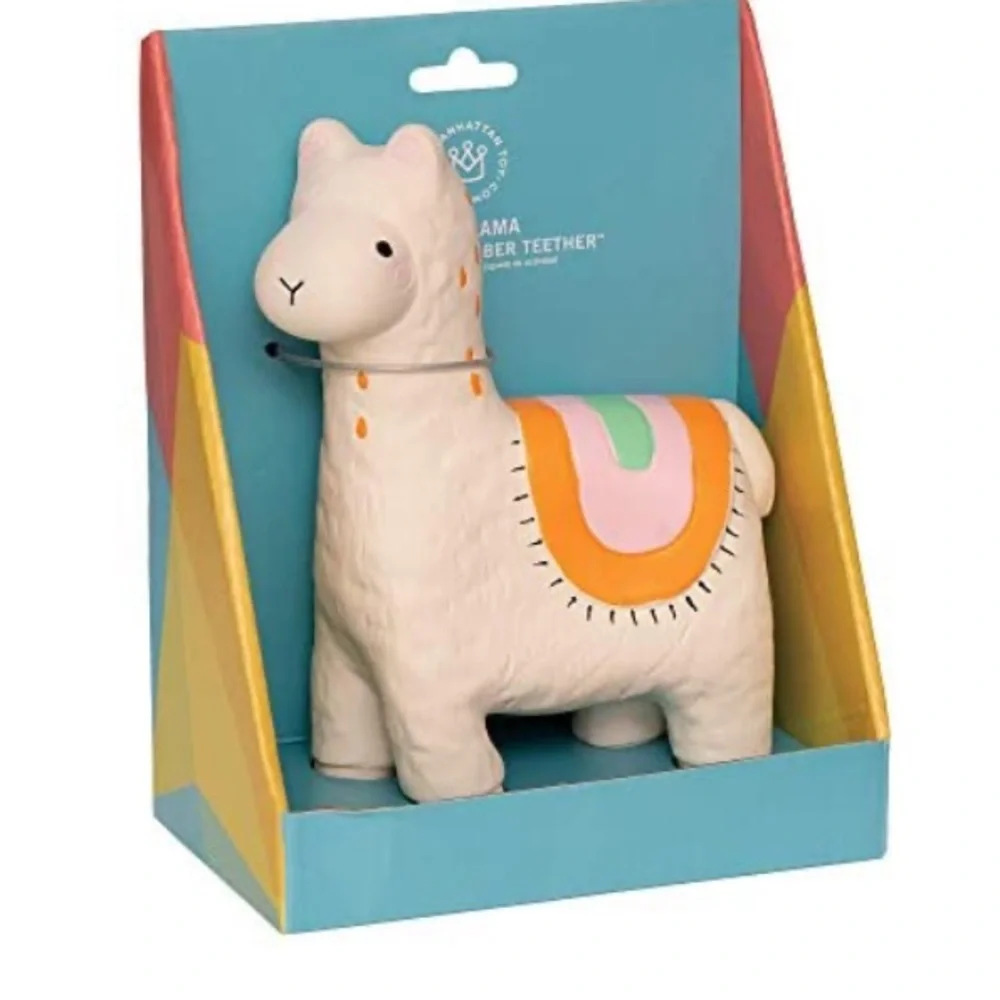 Manhattan toy company lilli  llama amigos teethed new in box